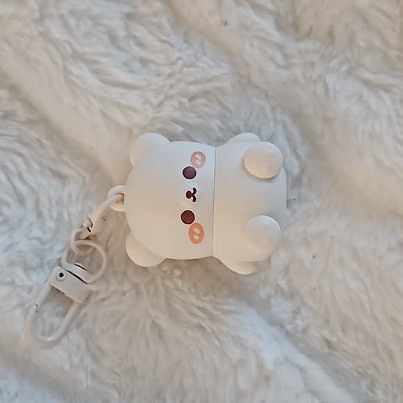 Milk & Mocha Teddy Bear Keychain Chapstick Lip gloss Set - Picture 5 of 8